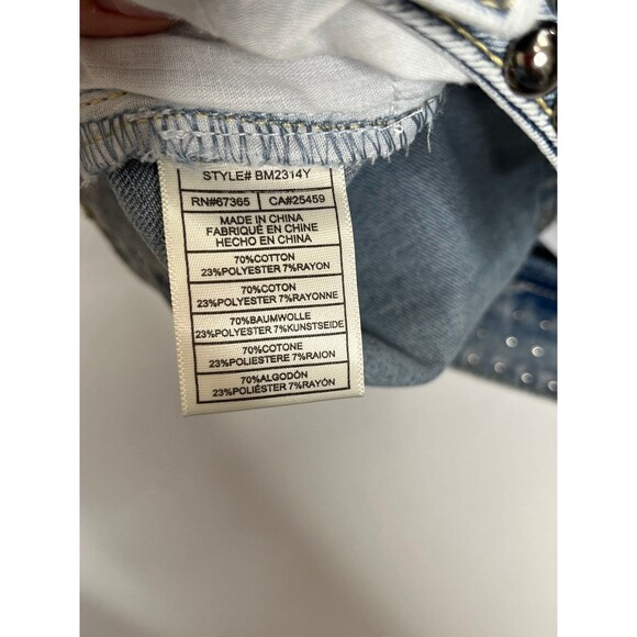 NWT Women’s Steve Madden Distressed Studs Cutoff Denim Jean Shorts Size L #337 - Picture 9 of 12